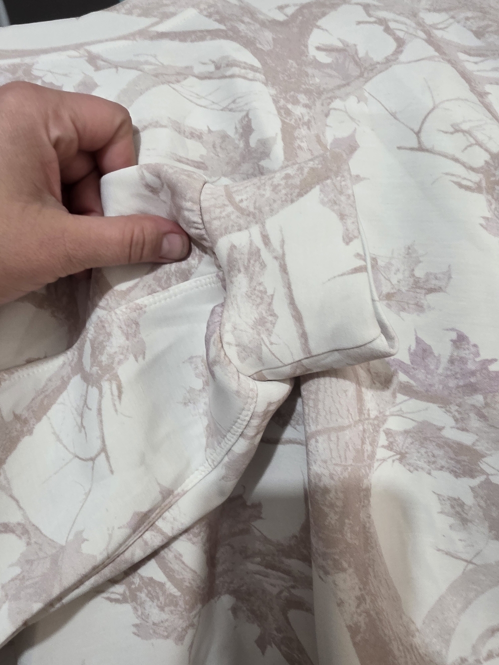 Altar'd State Cream & Light Pink Floral Print Pullover Sweatshirt - Picture 6 of 8